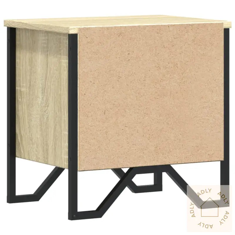 Nattbord Sonoma Eik 40X30X40 Cm Sponplate