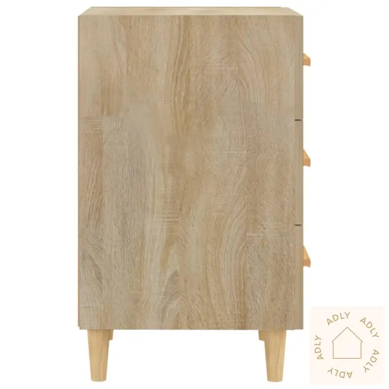 Nattbord Sonoma Eik 40X40X66 Cm Konstruert Tre