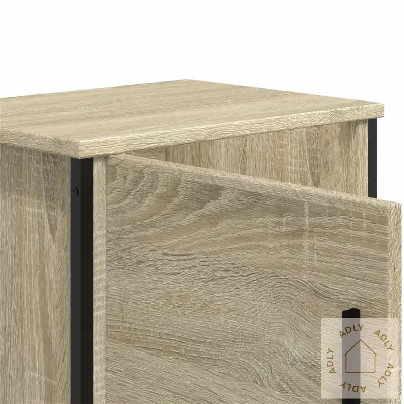 Nattbord Sonoma Eik 40X30X40 Cm Sponplate