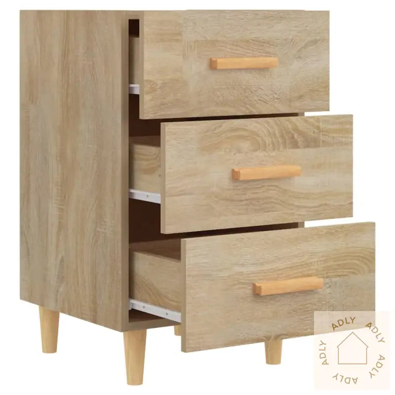 Nattbord Sonoma Eik 40X40X66 Cm Konstruert Tre