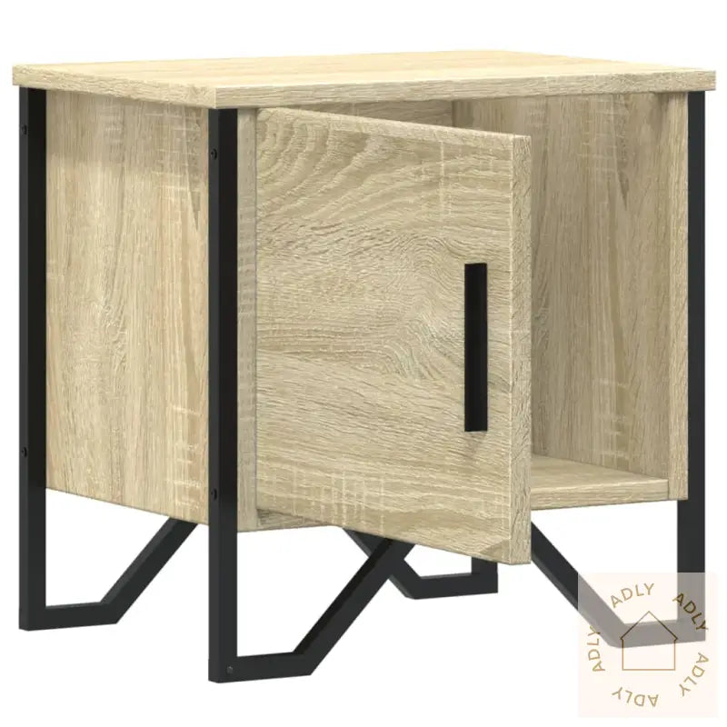 Nattbord Sonoma Eik 40X30X40 Cm Sponplate