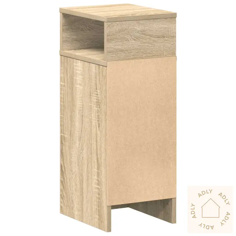 Nattbord Med Skuff Sonoma Eik 25X31X66 Cm