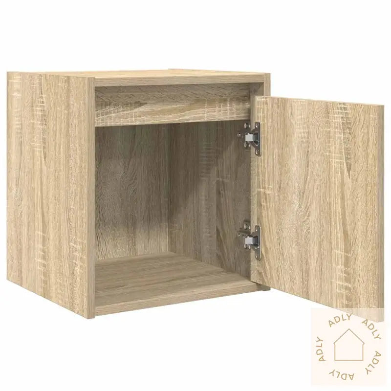 Veggmontert Nattbord Sonoma Eik 38X34X40 Cm
