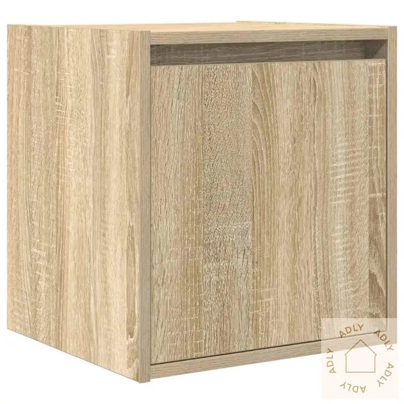 Veggmontert Nattbord Sonoma Eik 38X34X40 Cm