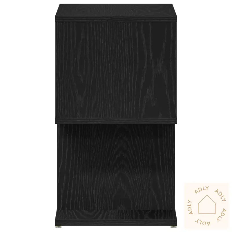 Nattbord Svart Eik 50X30X51,5 Cm Konstruert Tre