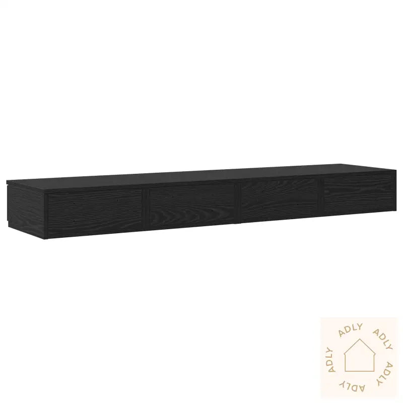Sengekurver Svart 135X36,5X16,5 Cm Laget Av Tre
