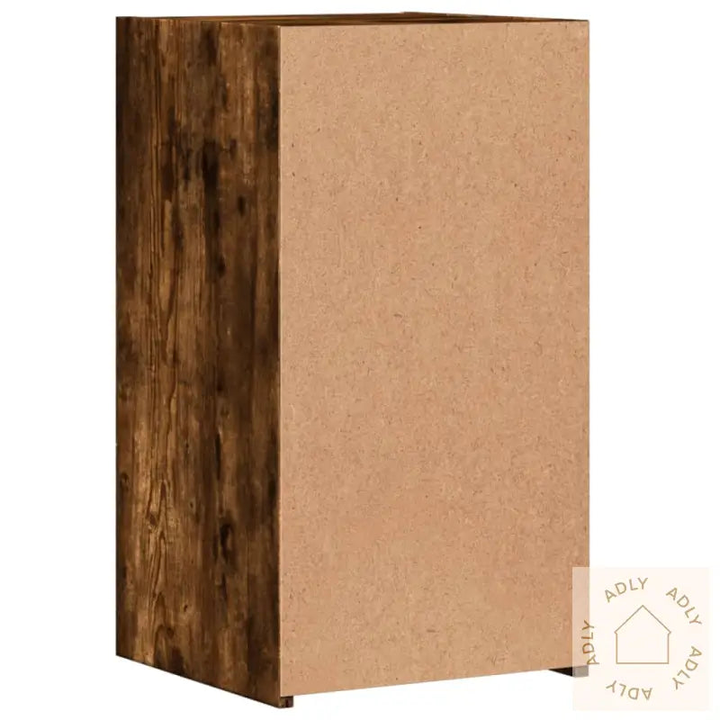 Nattbord Røkt Eik 35X34X65 Cm Konstruert Tre