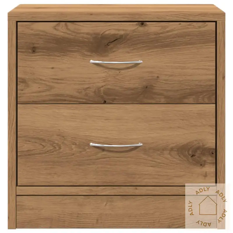Nattbord 2 Stk Artisan Eik 40X30X40 Cm Konstruert Tre