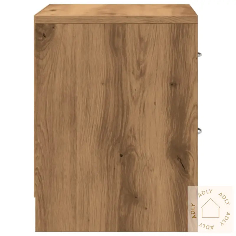 Nattbord 2 Stk Artisan Eik 40X30X40 Cm Konstruert Tre