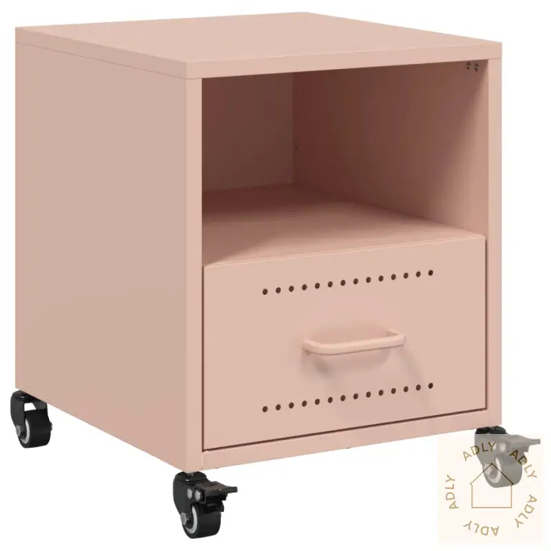Nattbord Rosa 36X39X43,5 Cm Stål