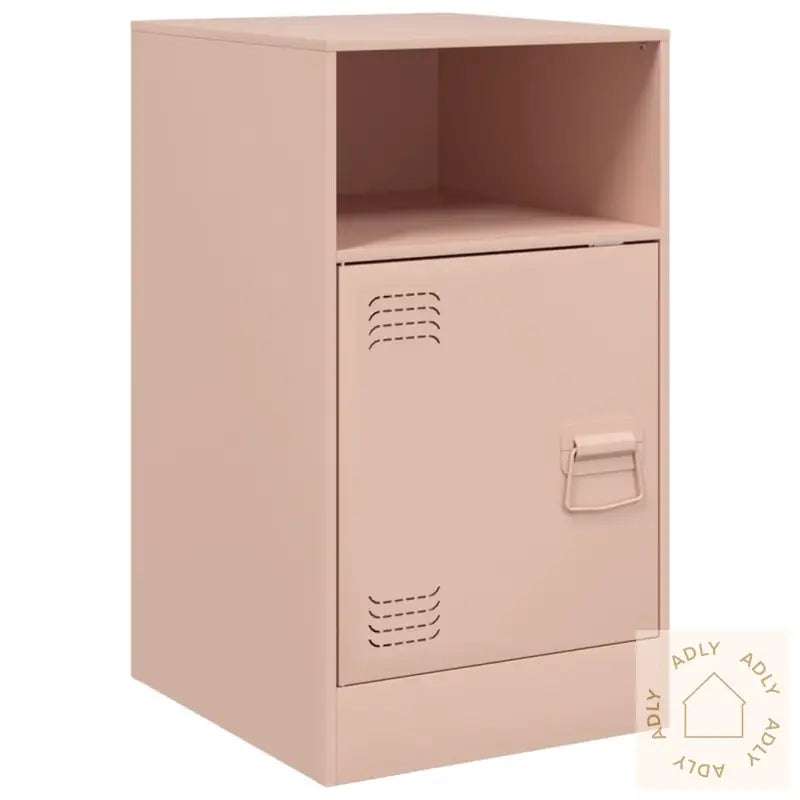 Nattbord Rosa 34,5X39X62 Cm Stål