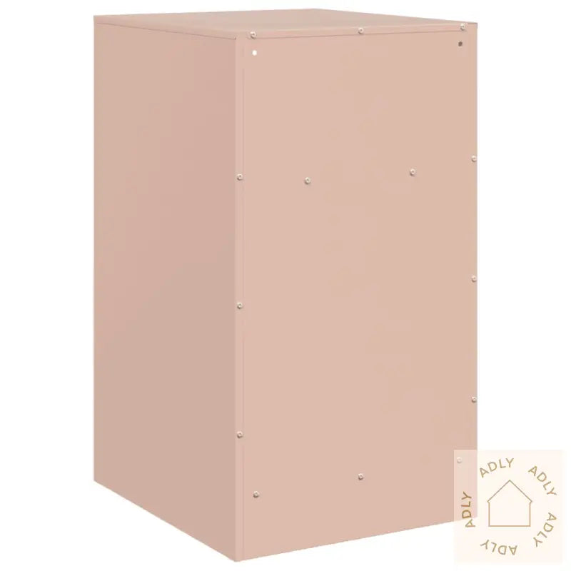 Nattbord Rosa 34,5X39X62 Cm Stål