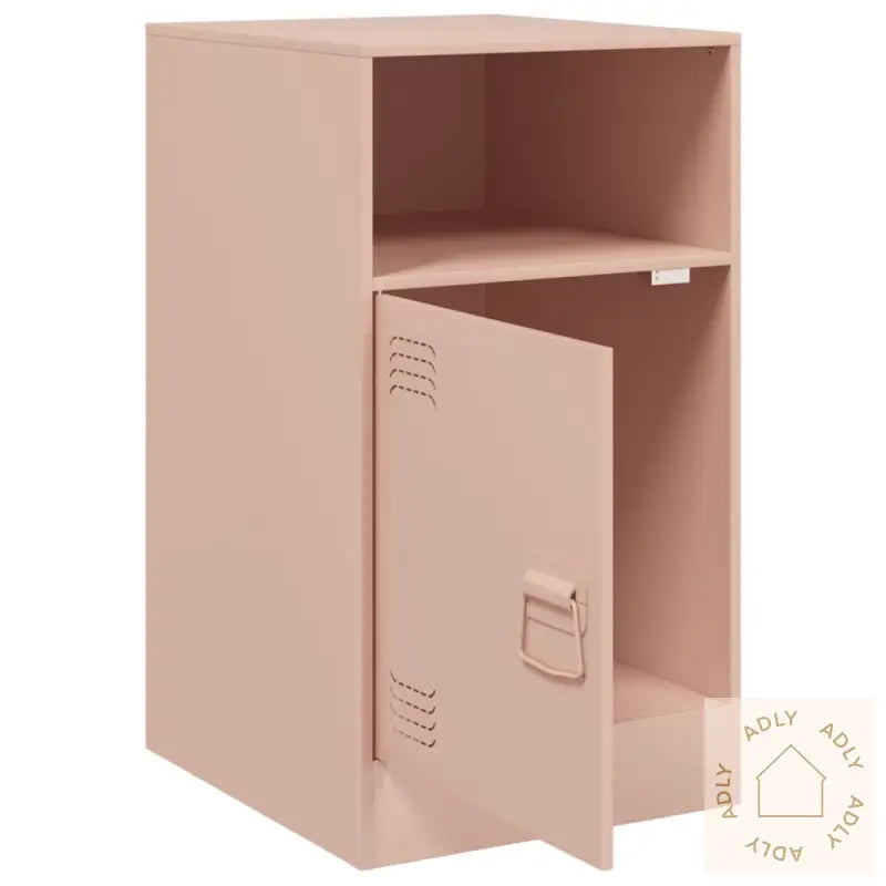 Nattbord Rosa 34,5X39X62 Cm Stål