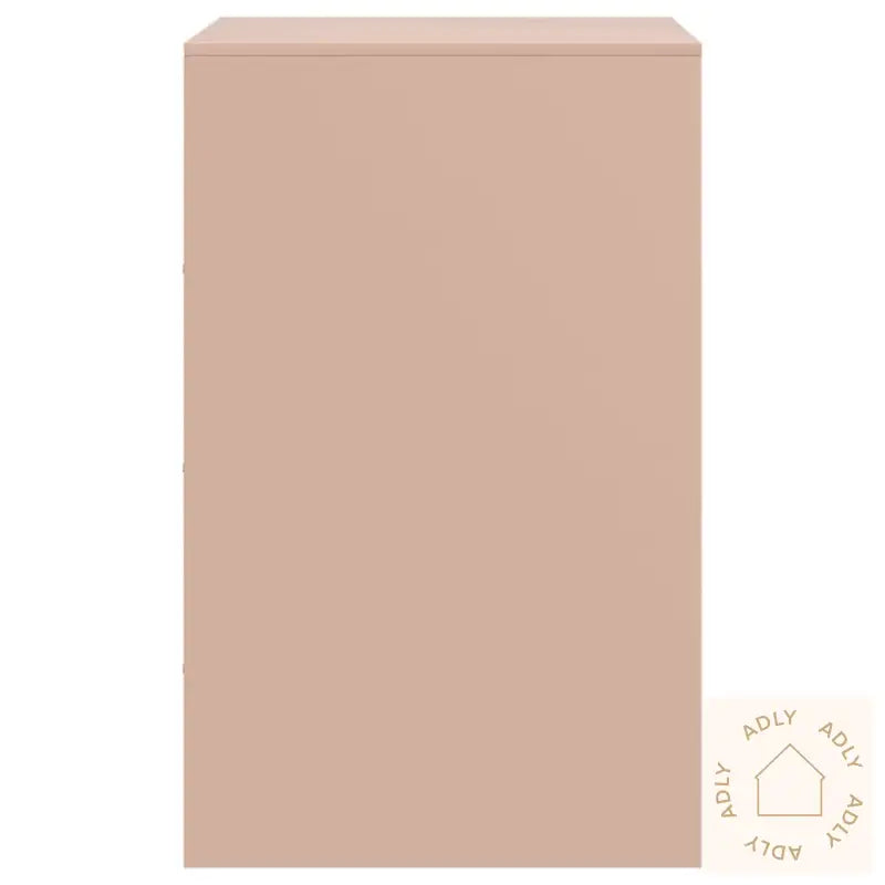 Nattbord Rosa 34,5X39X62 Cm Stål