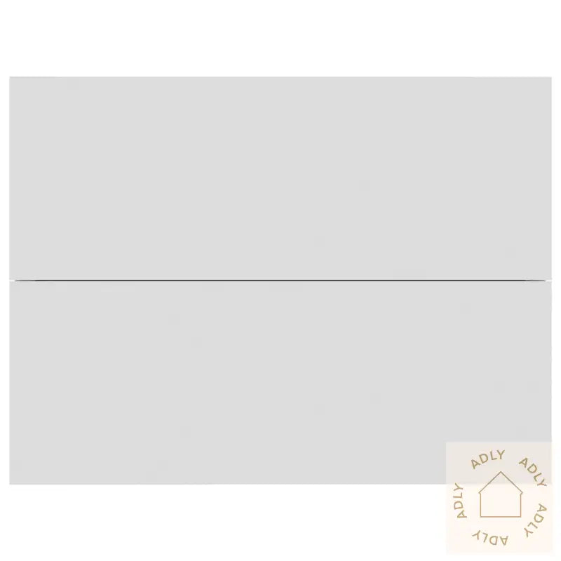 Nattbord 2 Stk Hvit 40X30X30 Cm Konstruert Tre