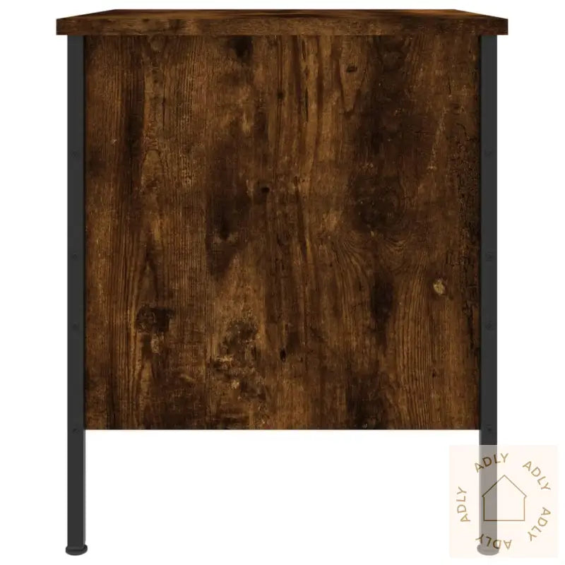 Nattbord 2 Stk Røkt Eik 40X42X50 Cm Konstruert Tre