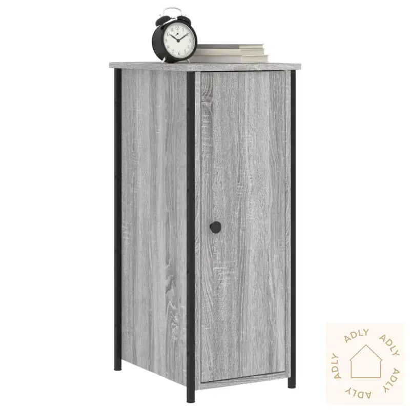 Nattbord Grå Sonoma 32X42X80 Cm Konstruert Tre