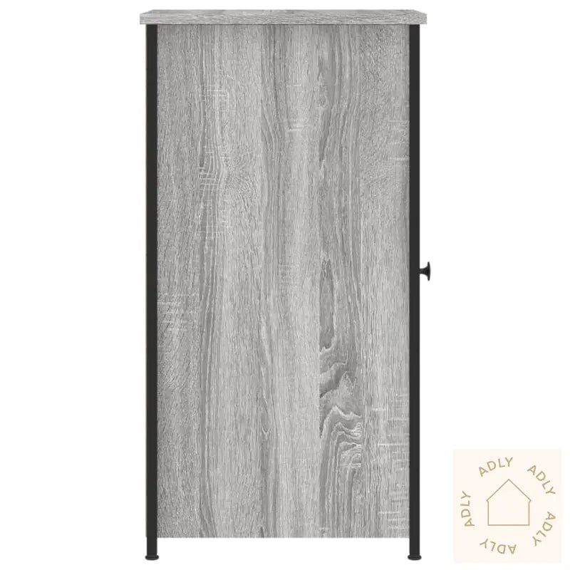 Nattbord Grå Sonoma 32X42X80 Cm Konstruert Tre