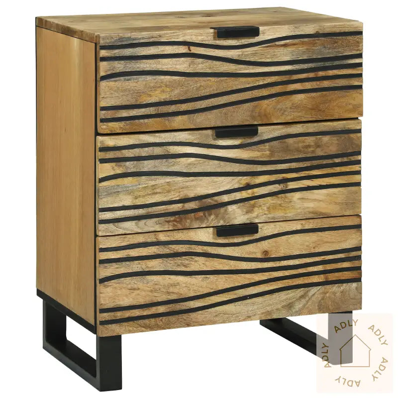 Nattbord 50X33X60 Cm Heltre Mango