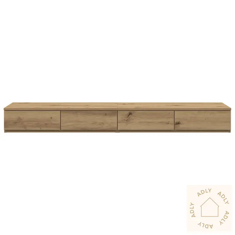 Seng Skuffer Håndverker Eik 140X36,5X16,5 Cm Konstruert Tre