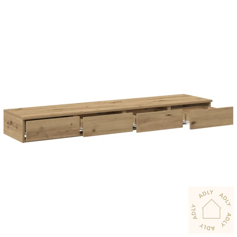 Seng Skuffer Håndverker Eik 140X36,5X16,5 Cm Konstruert Tre