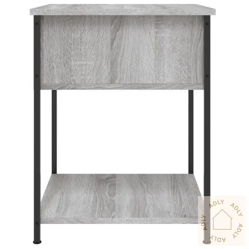 Nattbord Grå Sonoma 44X45X58 Cm Konstruert Tre