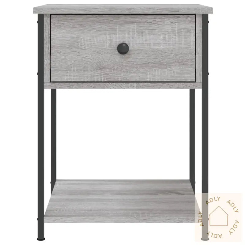 Nattbord Grå Sonoma 44X45X58 Cm Konstruert Tre