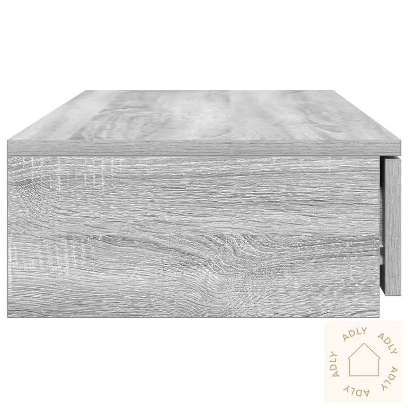 Sengeskuffer Grå Sonoma 75X36,5X16,5 Cm Laget Av Tre