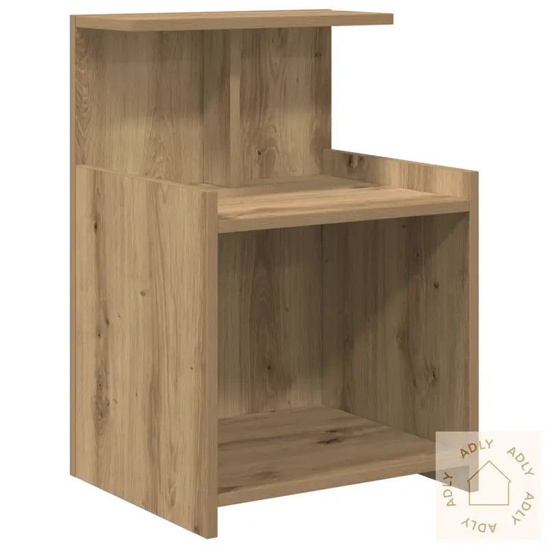 Sengskap 2 Stk Håndverker Eik 40X35X60 Cm Konstruert Tre