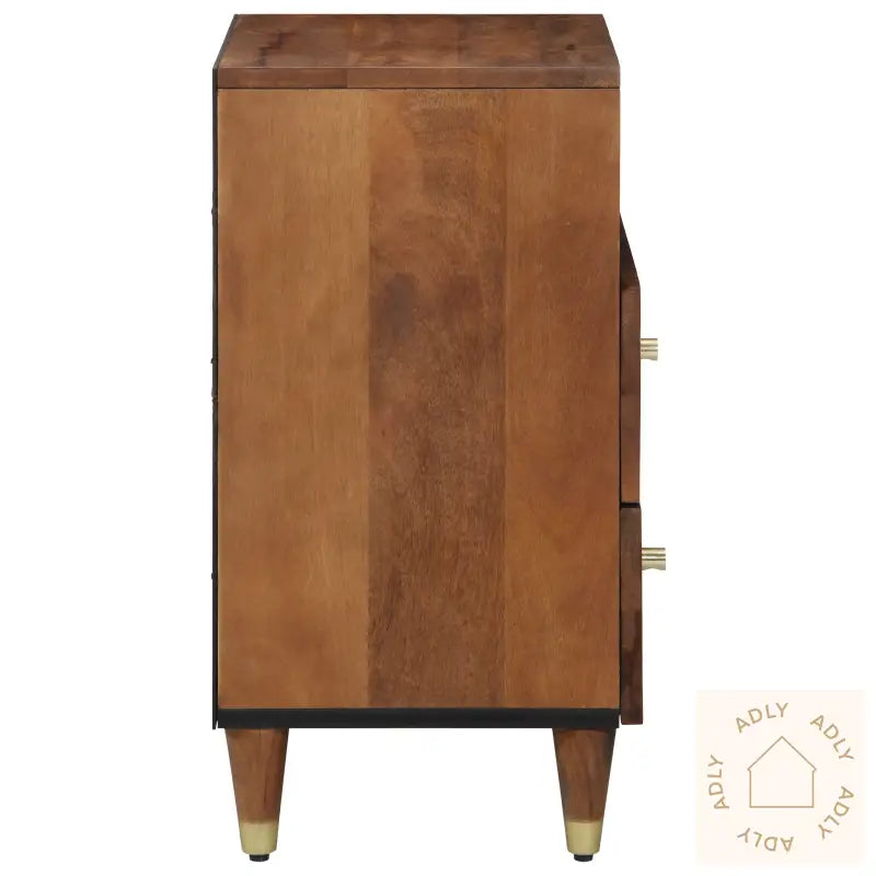 Nattbord 50X33X60 Cm Solid Mangotre