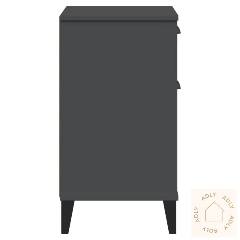 Nattbord Viken Antrasitt Konstruert Tre