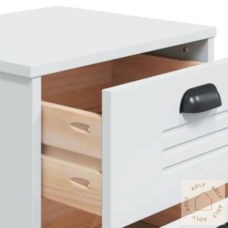 Nattbord Viken Hvit Konstruert Tre