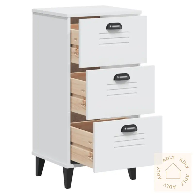 Nattbord Viken Hvit Konstruert Tre