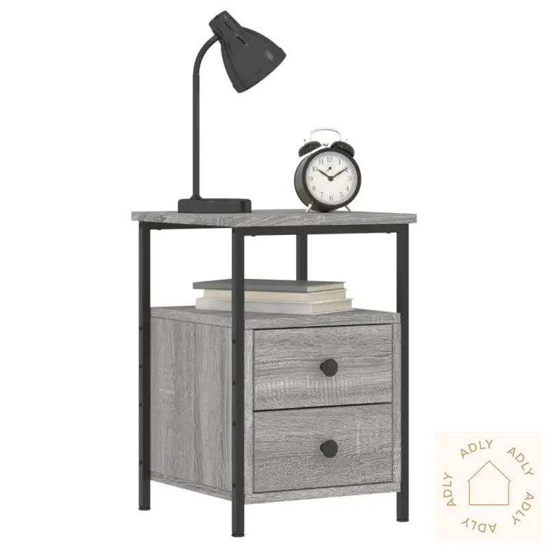 Nattbord Sonoma Eik 34X35,5X50 Cm Konstruert Tre