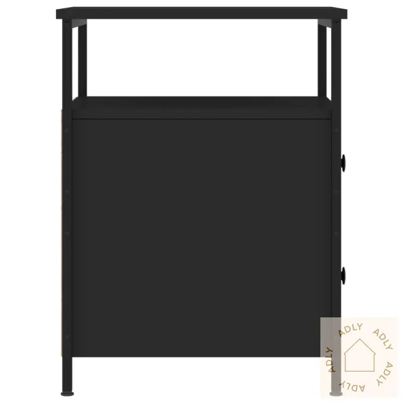 Nattbord 2 Stk Svart 44X45X60 Cm Konstruert Tre