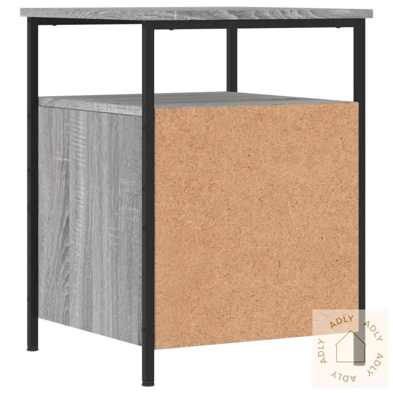 Nattbord Grå Sonoma 44X45X60 Cm Konstruert Tre