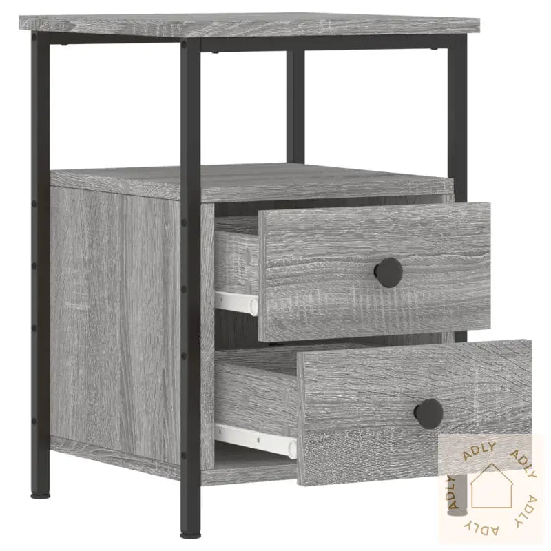 Nattbord Sonoma Eik 34X35,5X50 Cm Konstruert Tre