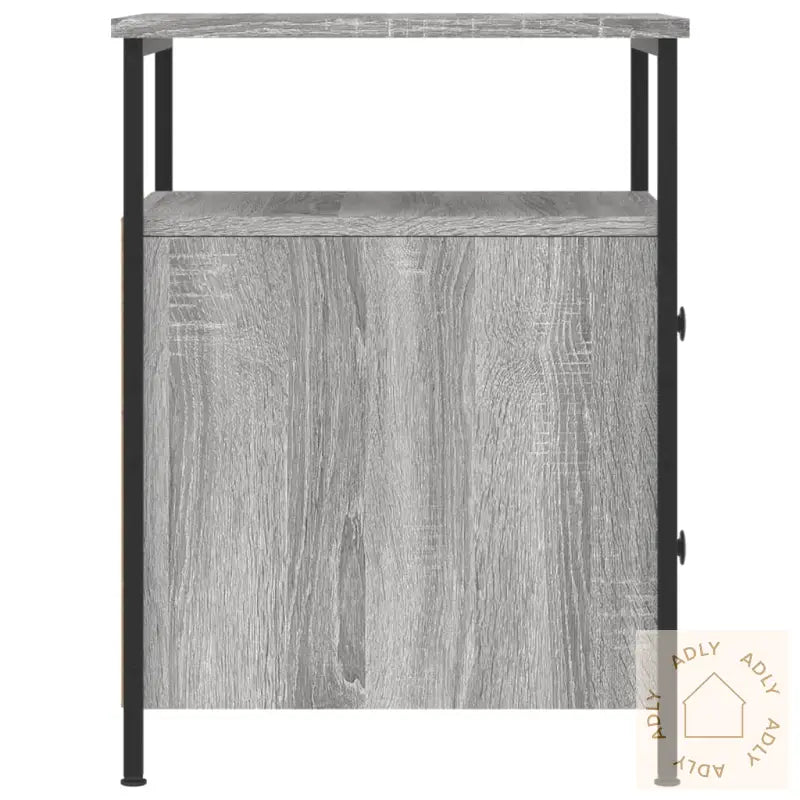 Nattbord Grå Sonoma 44X45X60 Cm Konstruert Tre