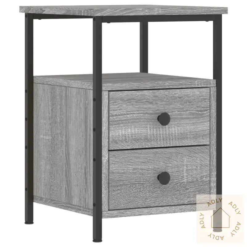 Nattbord Sonoma Eik 34X35,5X50 Cm Konstruert Tre