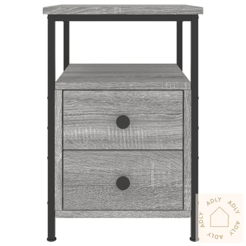 Nattbord Sonoma Eik 34X35,5X50 Cm Konstruert Tre