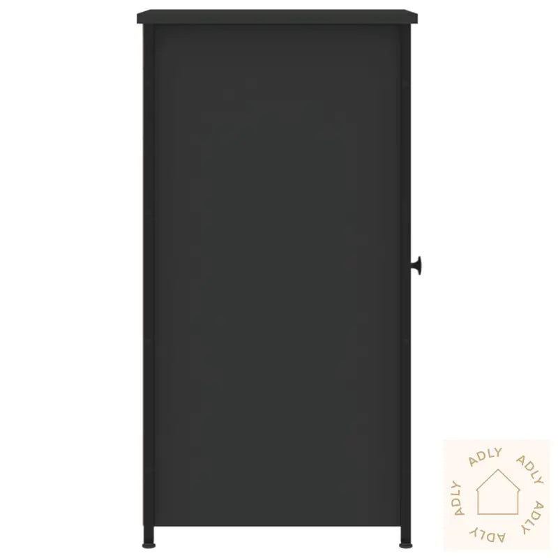 Nattbord 2 Stk Svart 32X42X80 Cm Konstruert Tre