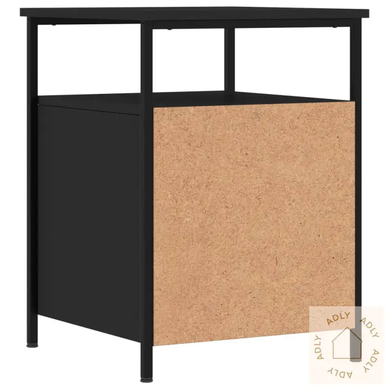 Nattbord Svart 44X45X60 Cm Konstruert Tre