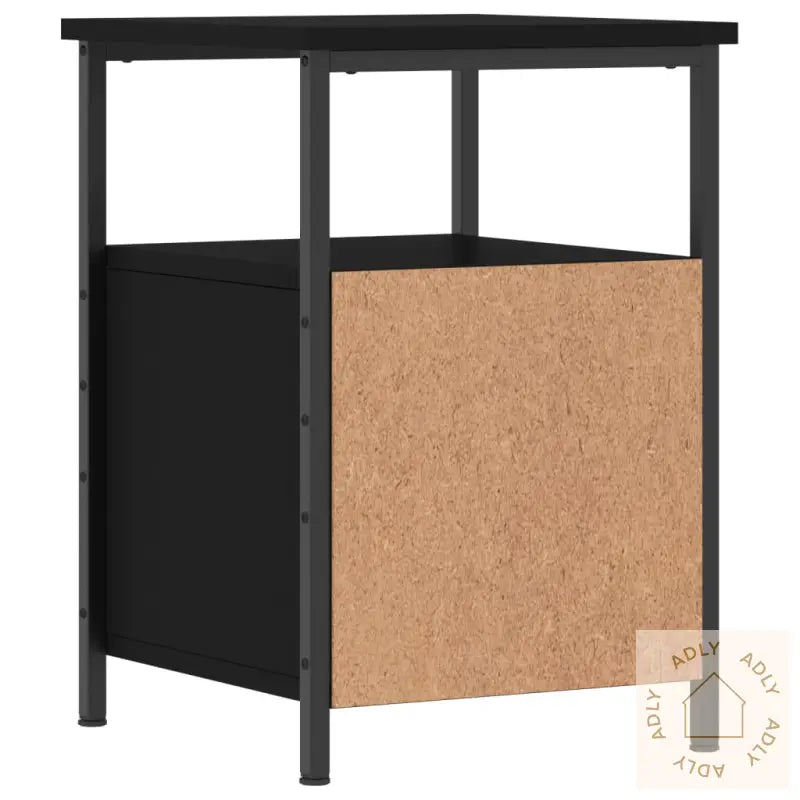 Nattbord Svart 34X35,5X50 Cm Konstruert Tre