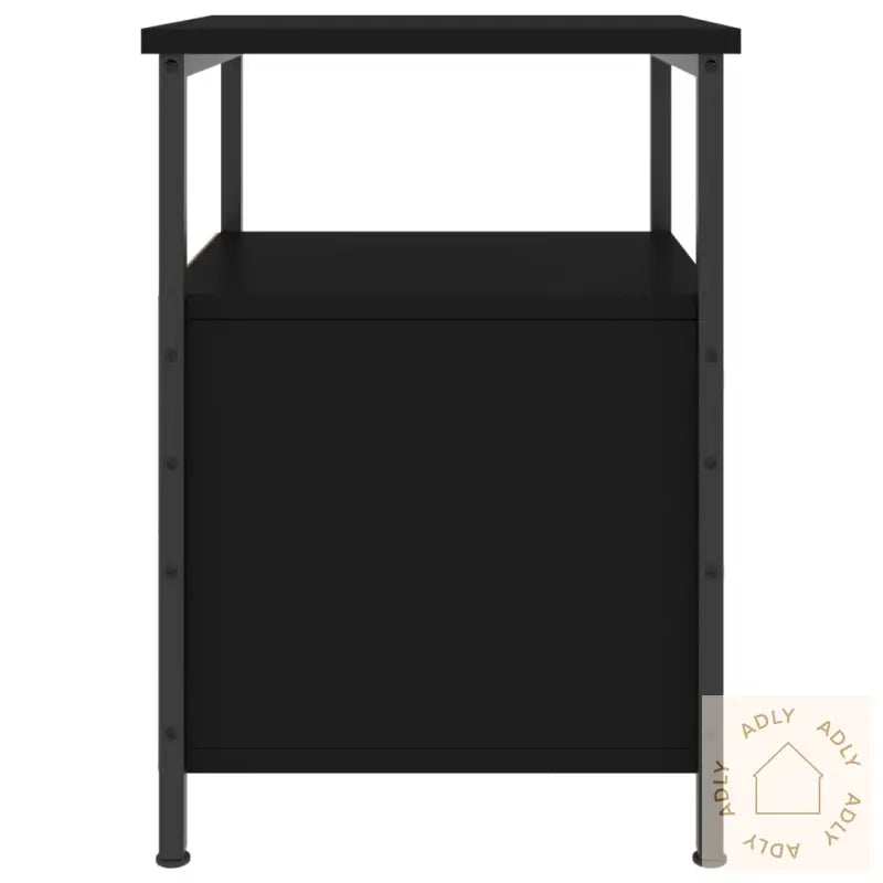 Nattbord Svart 34X35,5X50 Cm Konstruert Tre