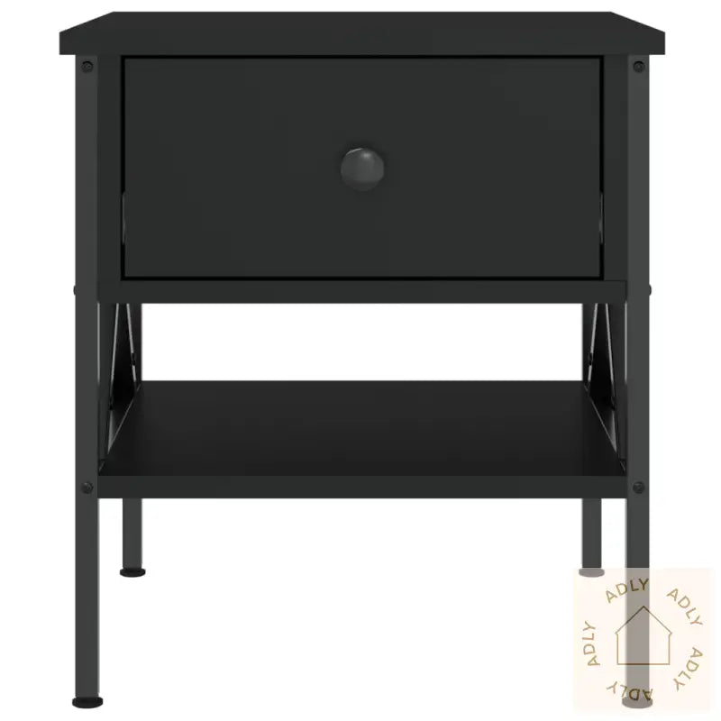 Nattbord Svart 40X42X45 Cm Konstruert Tre
