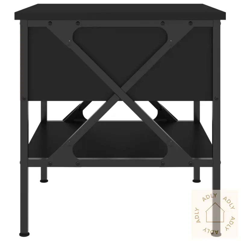 Nattbord Svart 40X42X45 Cm Konstruert Tre