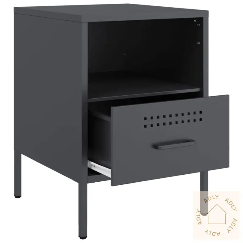 Nattbord Antrasitt 36X39X50,5 Cm Stål