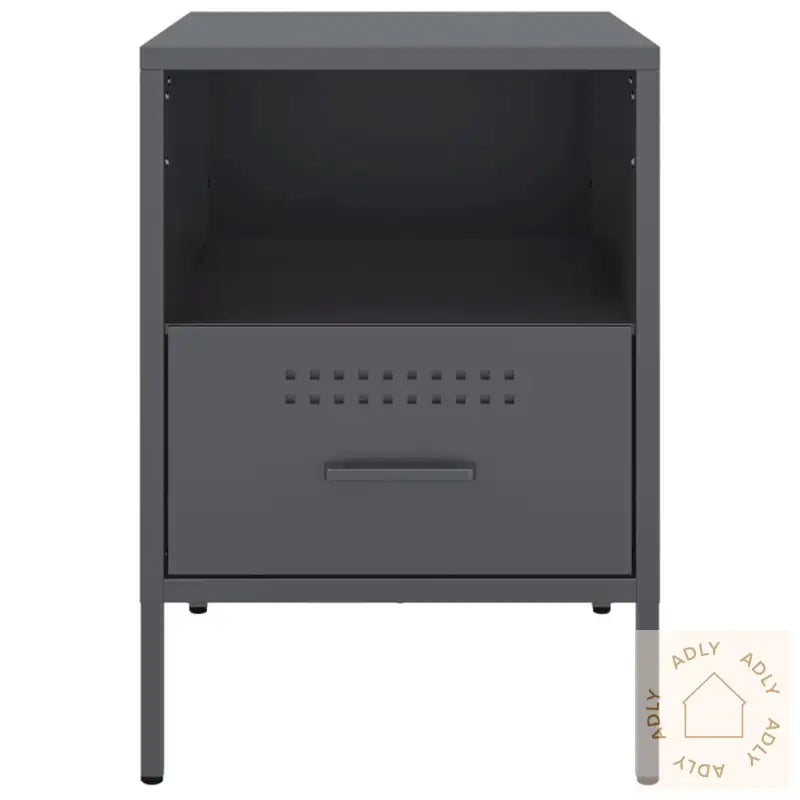 Nattbord Antrasitt 36X39X50,5 Cm Stål