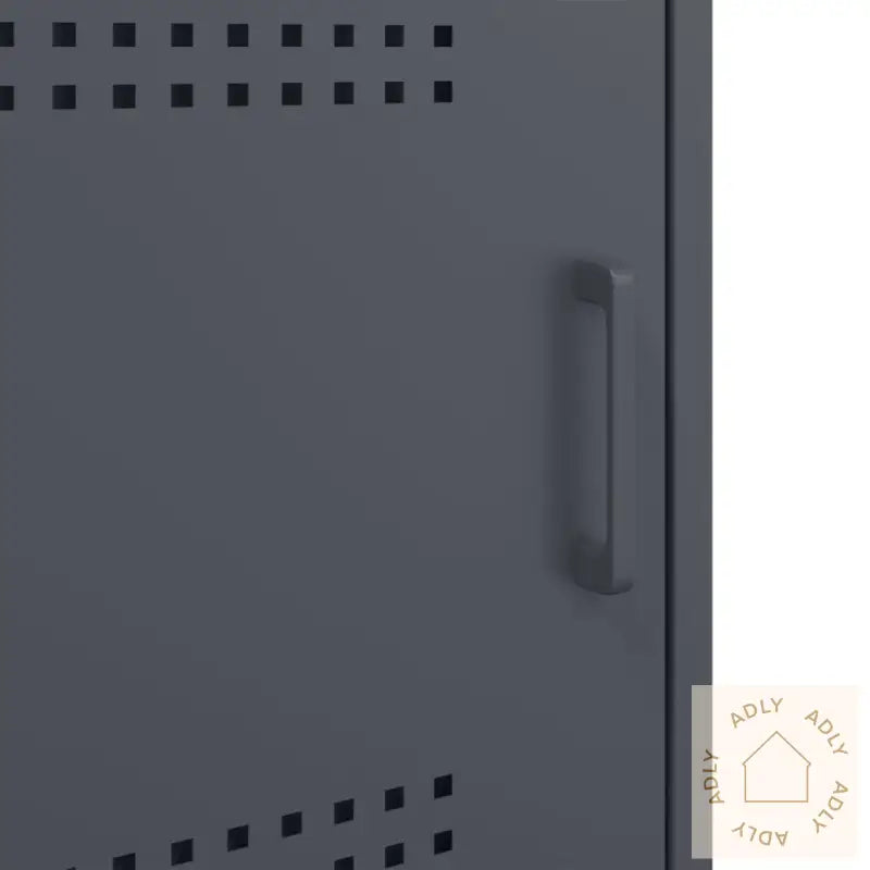 Nattbord 2 Stk Antrasitt 36X39X68 Cm Stål