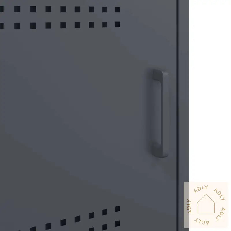 Nattbord Antrasitt 36X39X68 Cm Stål